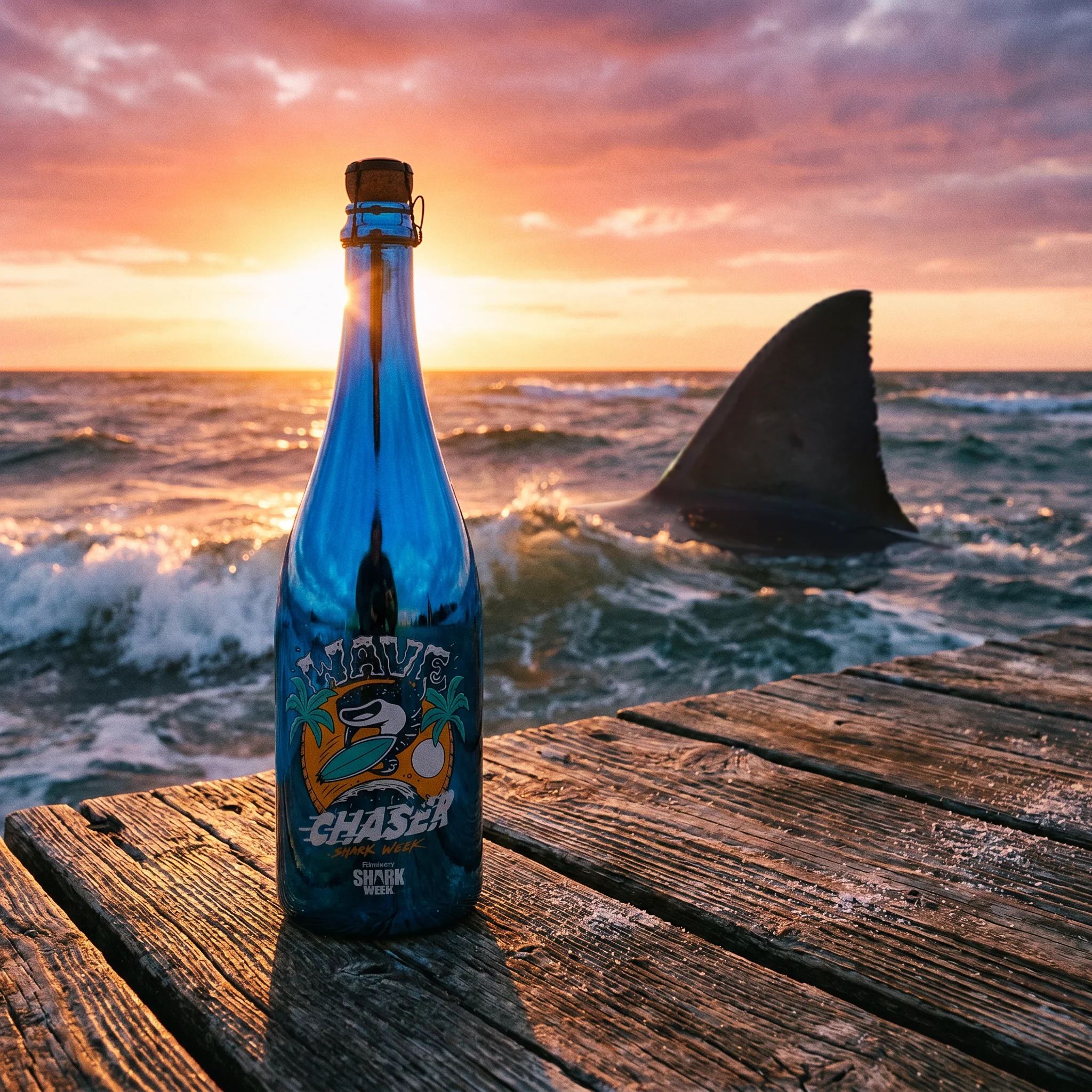 2026 Discovery Shark Week Wave Chaser Metallic Blue Bubbly - Image 2