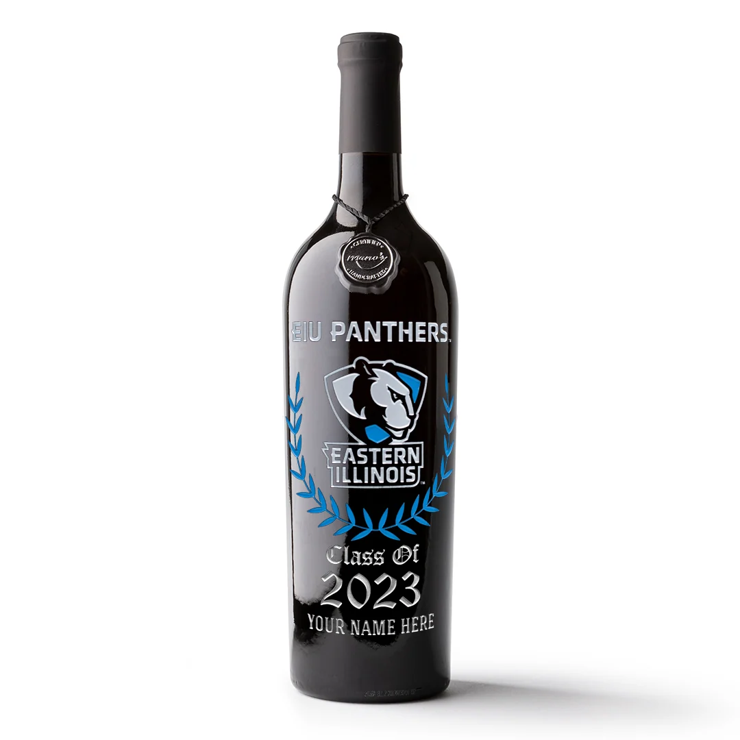 Eastern Illinois Custom Alumni Etched Wine - Image 4