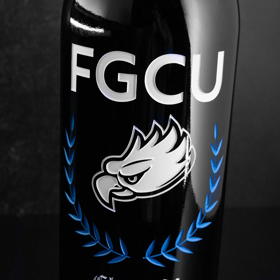 Florida Gulf Coast University Custom Alumni Etched Wine - Image 3