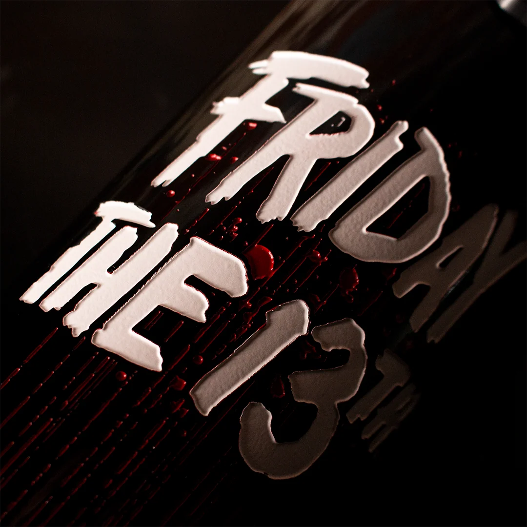 Friday the 13th Logo Etched Wine - Image 4