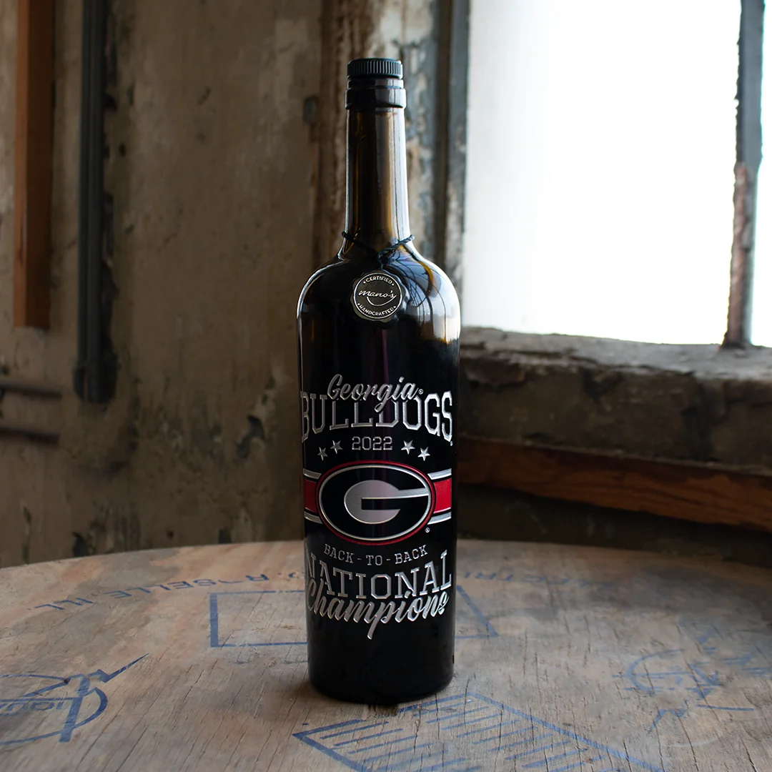 Georgia 2022 National Champions Back to Back Display Bottle - Image 4