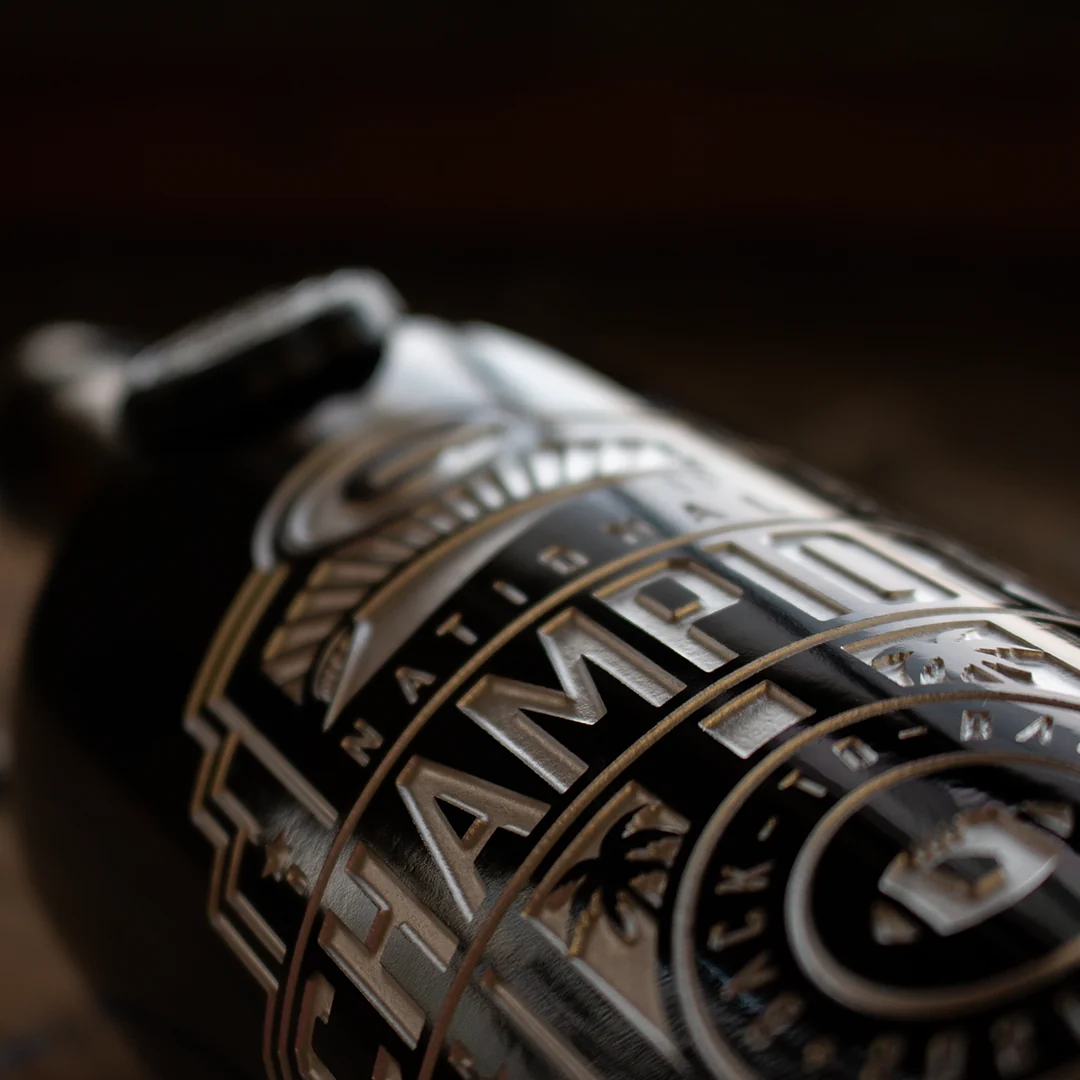 Georgia 2022 National Champions Logo Display Bottle - Image 4