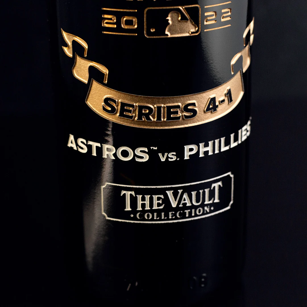 Houston Astros 2022 World Series Vault Etched Wine - Image 5