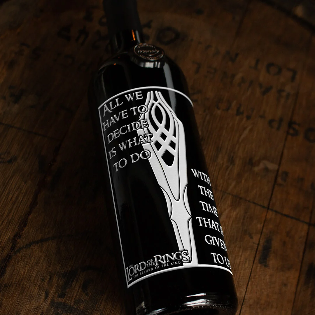 The Lord of the Rings Gandalf the White Staff Etched Wine - Image 5