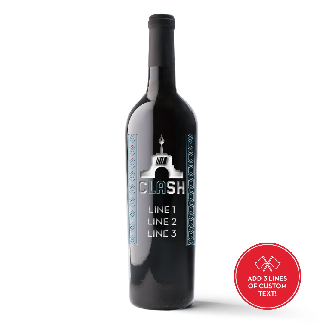 NASCAR 2024 Clash Custom Etched Wine Bottle