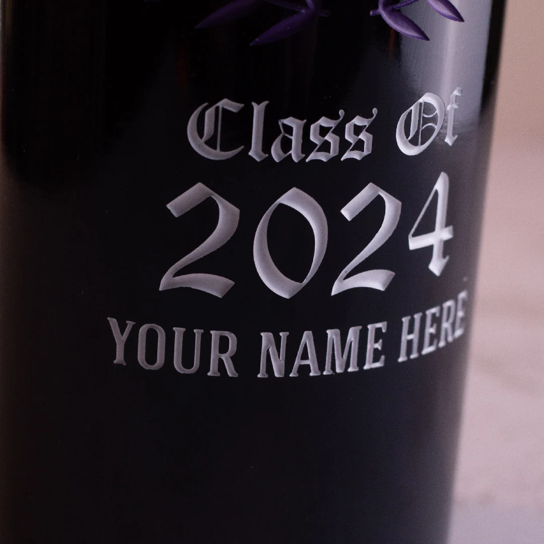 Northwestern University Custom Alumni Etched Wine - Image 5