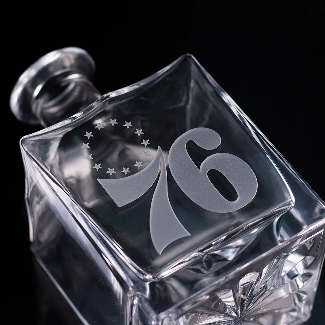Philadelphia 76ers Square 1L Decanter - Image 3