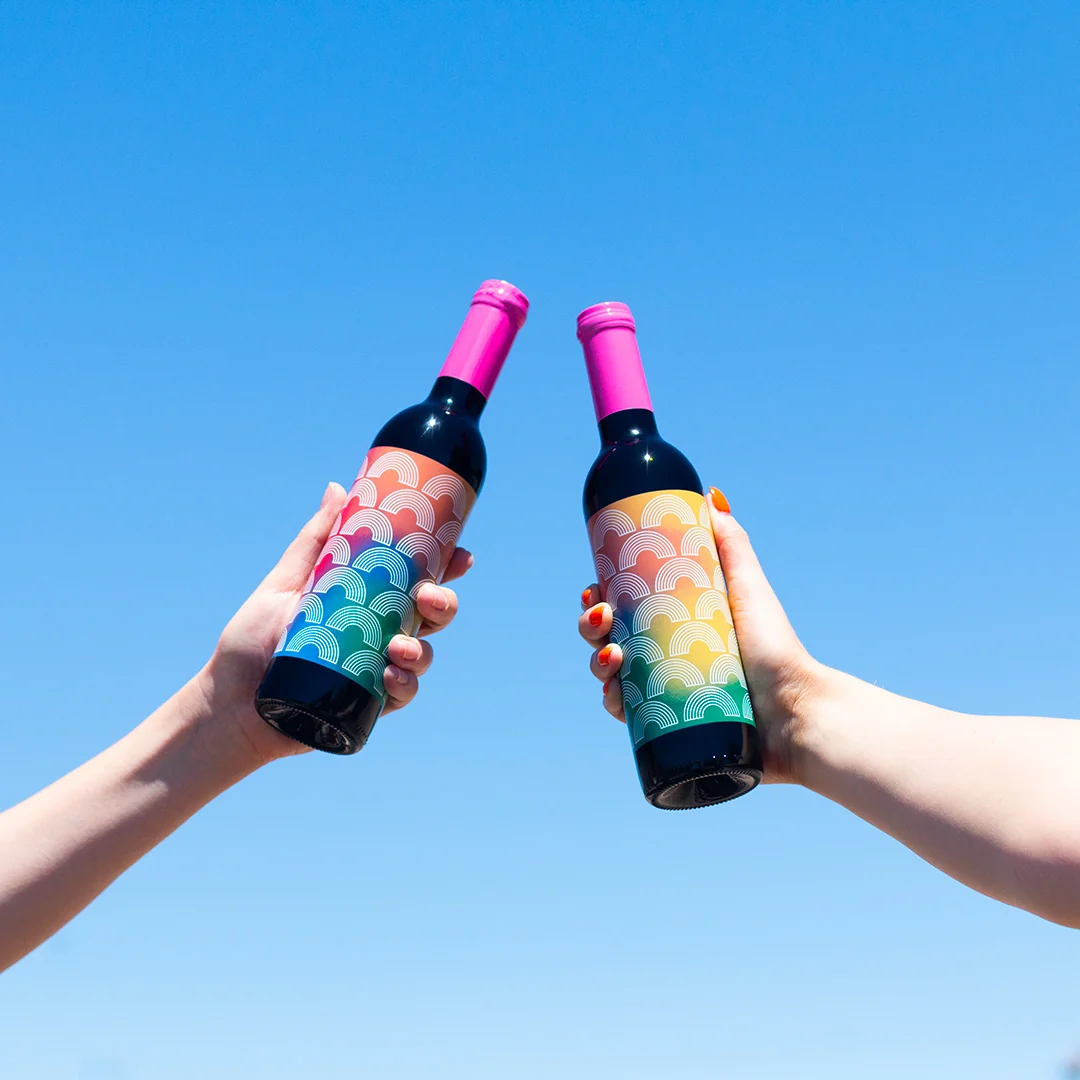 Pride Party 375ml Rainbow Bottle - Image 2