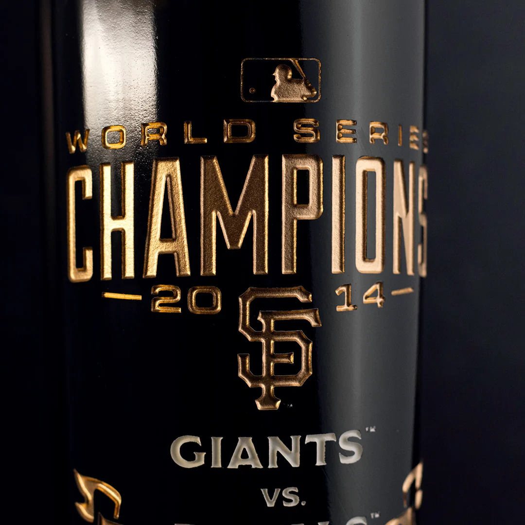 San Francisco Giants 2014 World Series Vault Etched Wine - Image 2