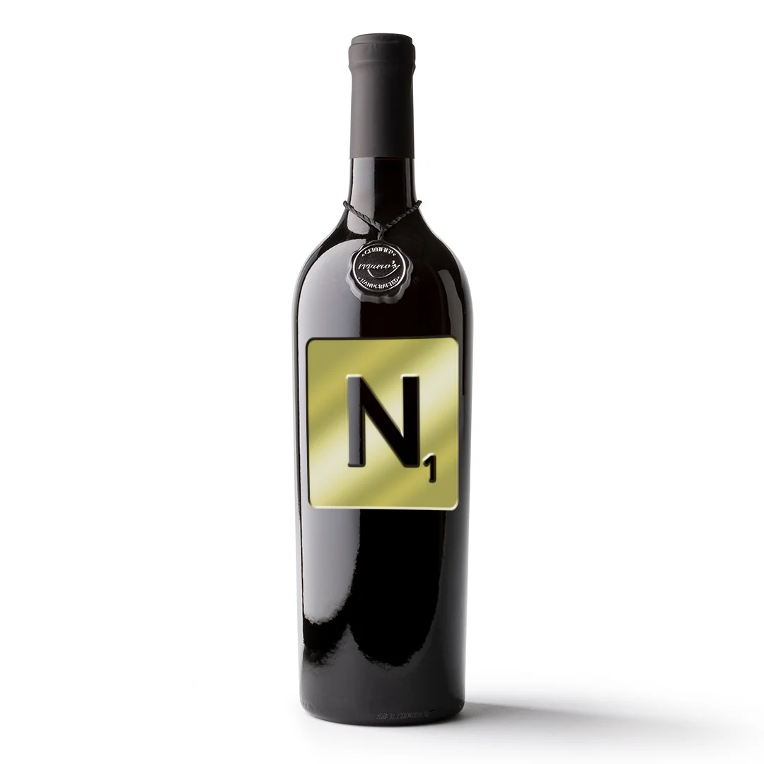 Scrabble Letter Etched Wine Bottle - Image 14