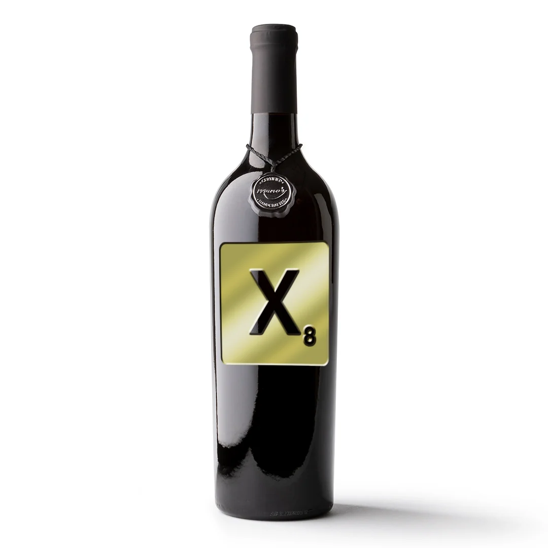 Scrabble Letter Etched Wine Bottle - Image 24