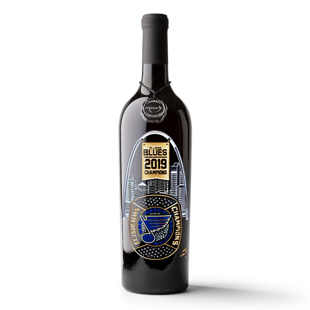 STL Blues 2019 Limited Edition Ring Etched Wine