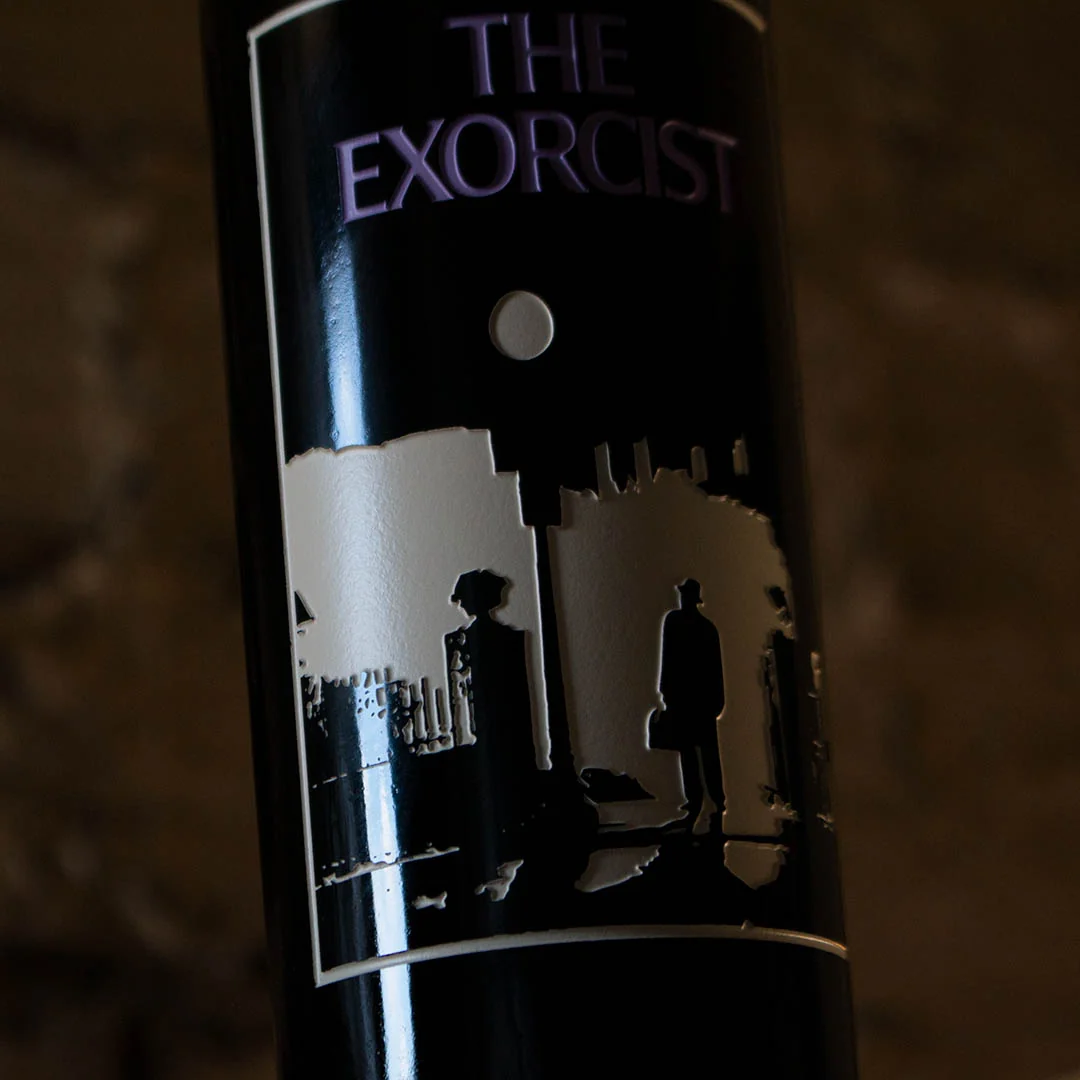 The Exorcist Poster Etched Wine - Image 4