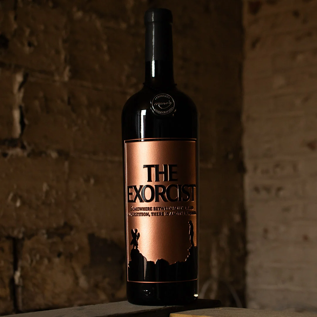The Exorcist Quote Etched Wine - Image 2
