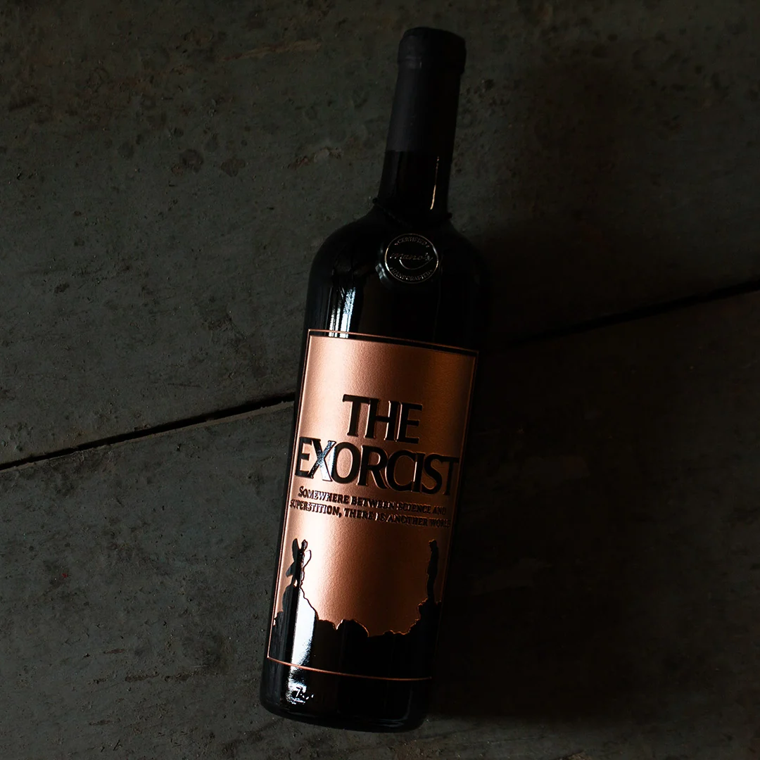 The Exorcist Quote Etched Wine - Image 3