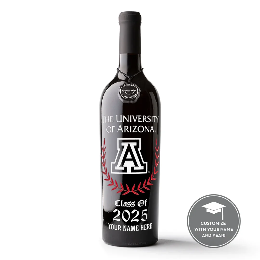 University of Arizona Custom Alumni Etched Wine - Image 5