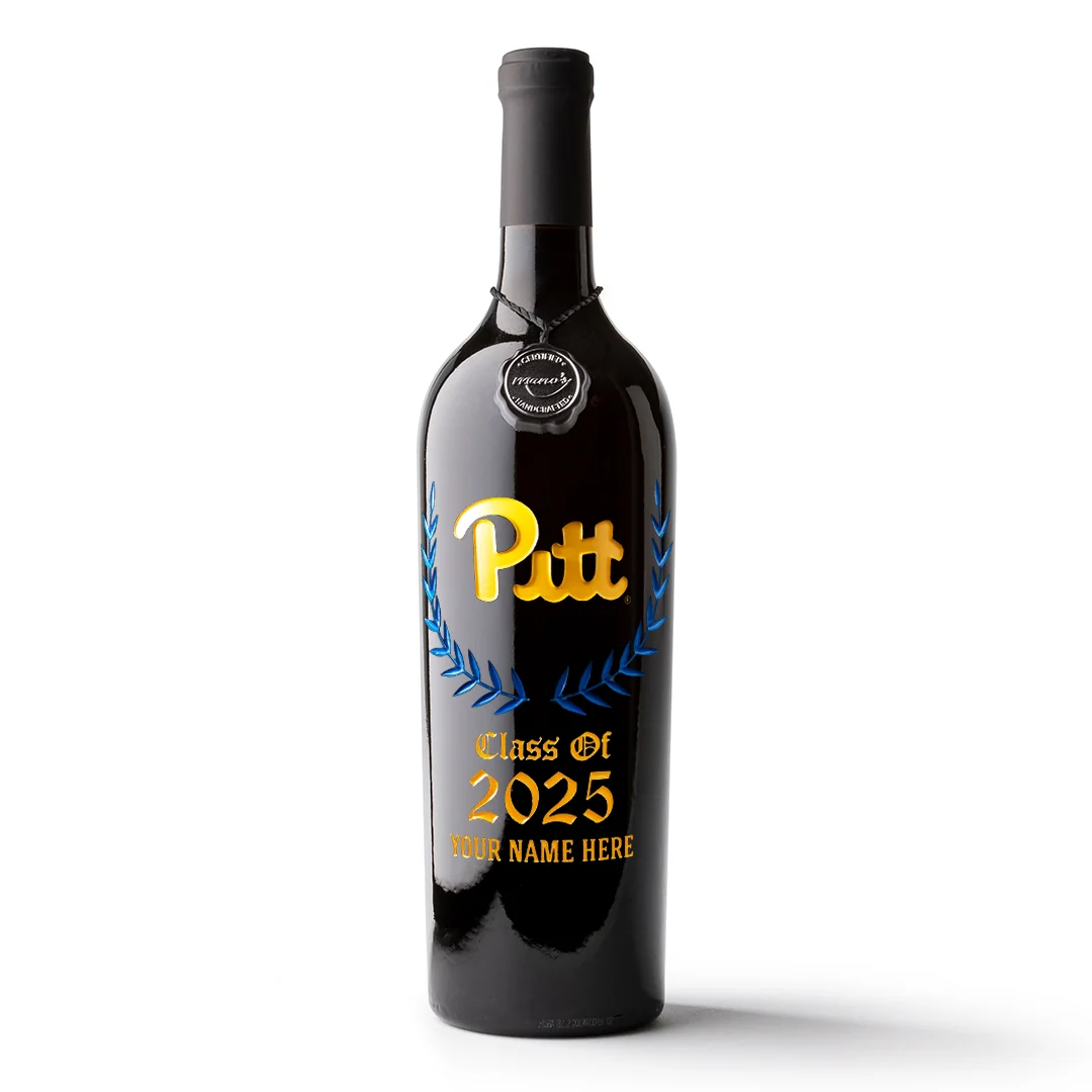 University of Pittsburgh Custom Alumni Etched Wine - Image 5