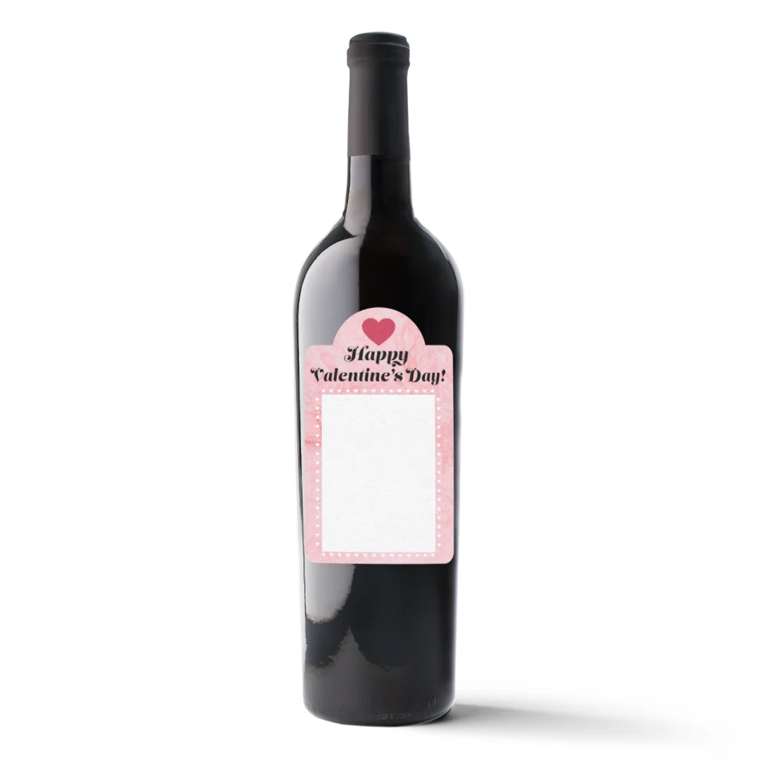 Valentines Custom Photo Label Wine - Image 4