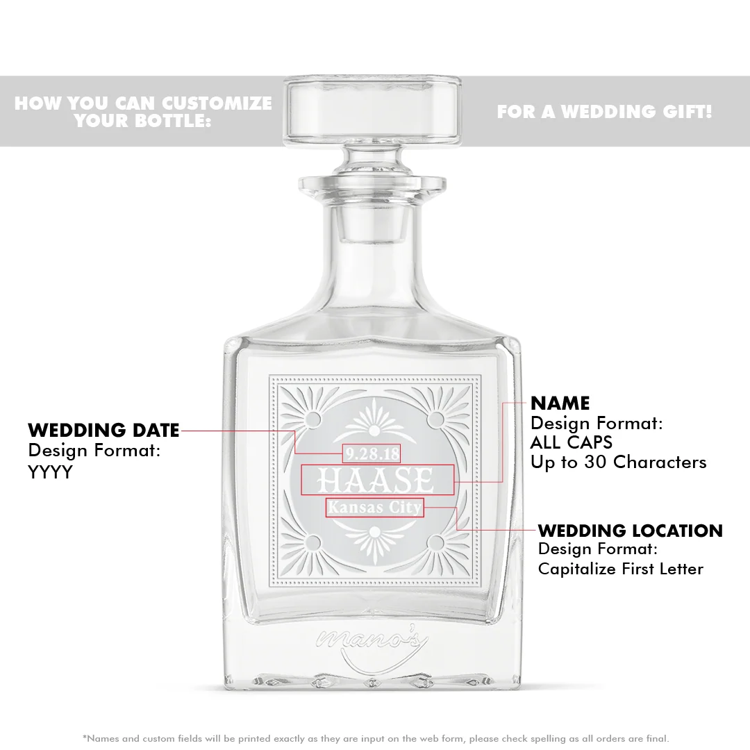 Vintage Design Custom Crystal Glass Decanter - Image 5