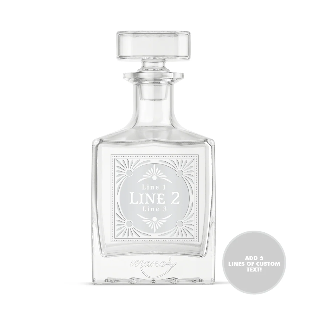 Vintage Design Custom Crystal Glass Decanter - Image 6