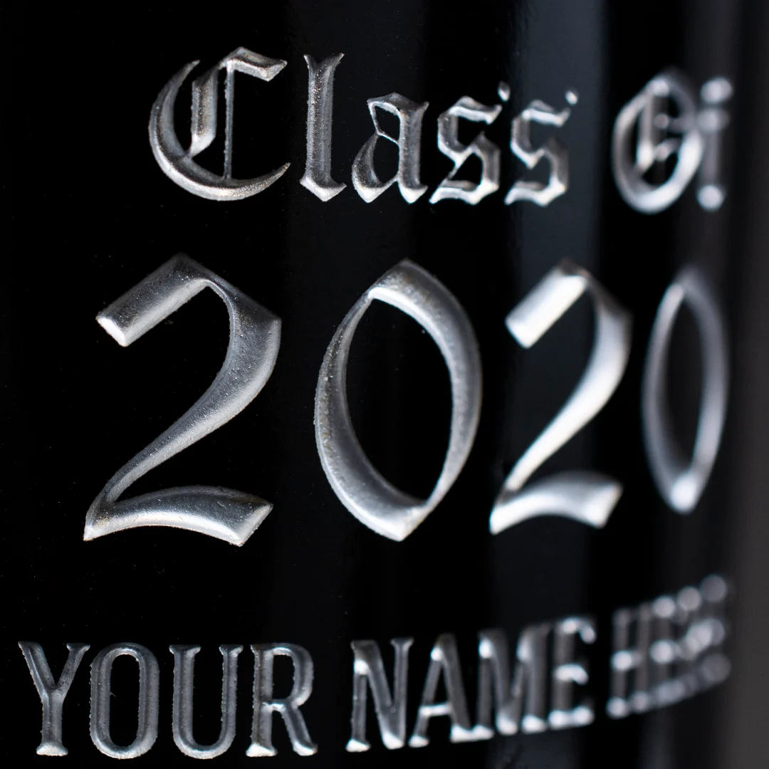 Xavier University Custom Alumni Etched Wine Bottle - Image 5