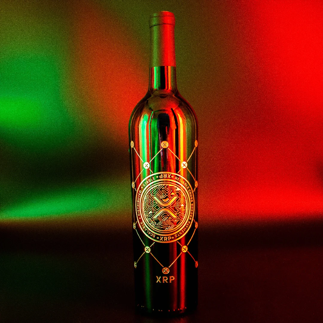 XRP Token Etched Wine - Image 3